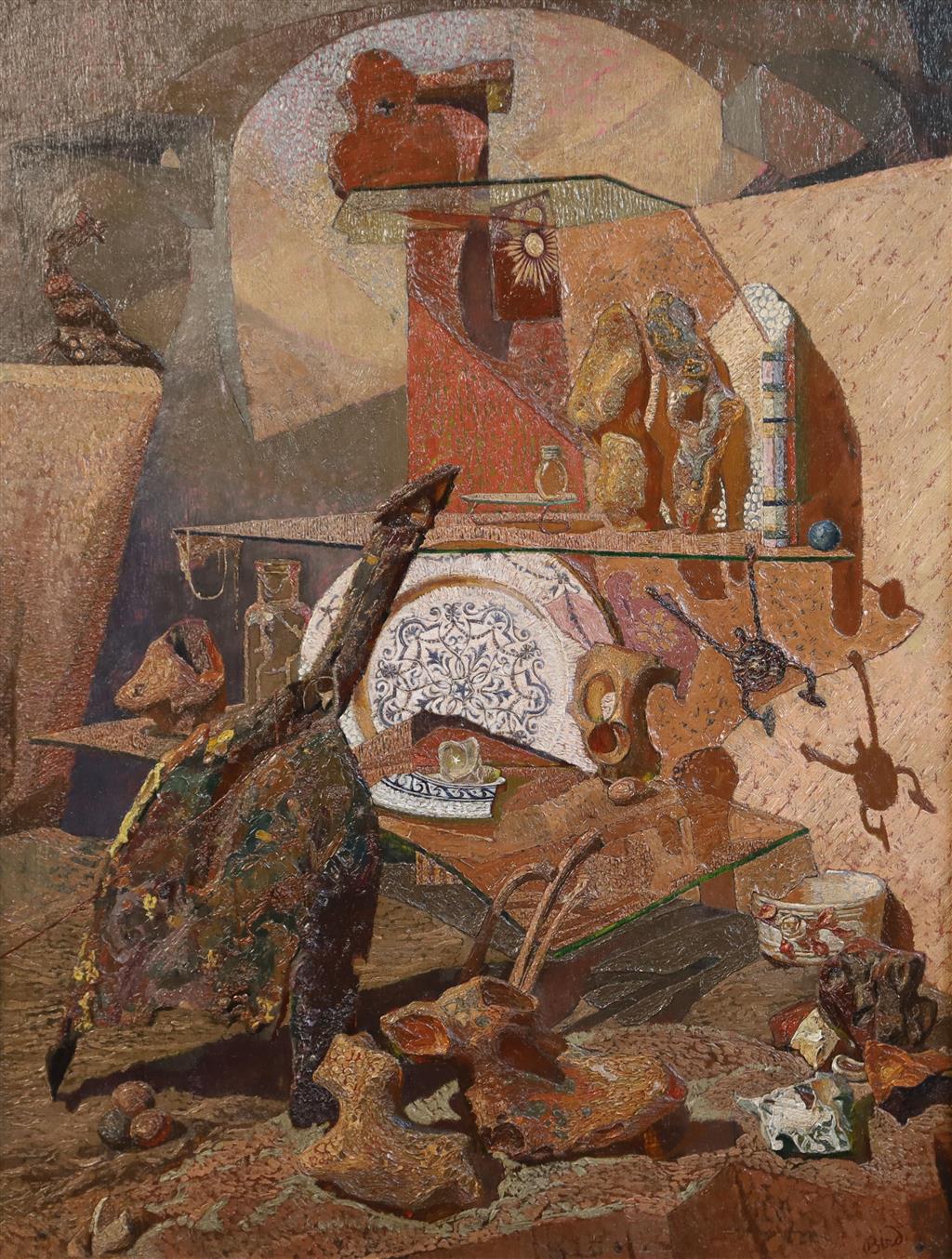 Stanley Bird (20th C.) Still life 26 x 19.5in.